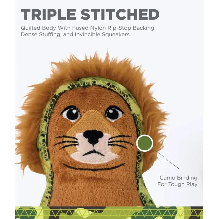 Игрушка для собак Outward Hound Xtreme Seamz Lion (0700603698849) изображение 5