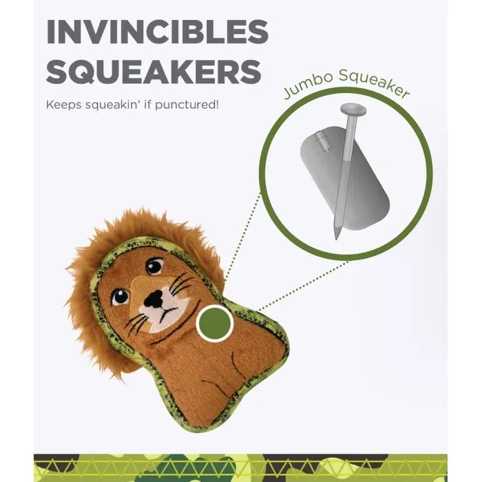 Игрушка для собак Outward Hound Xtreme Seamz Lion (0700603698849) изображение 7