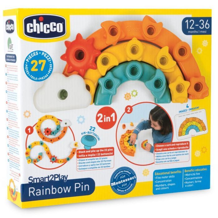 Развивающая игрушка Chicco 2 в 1 Радуга (12198.00) изображение 8