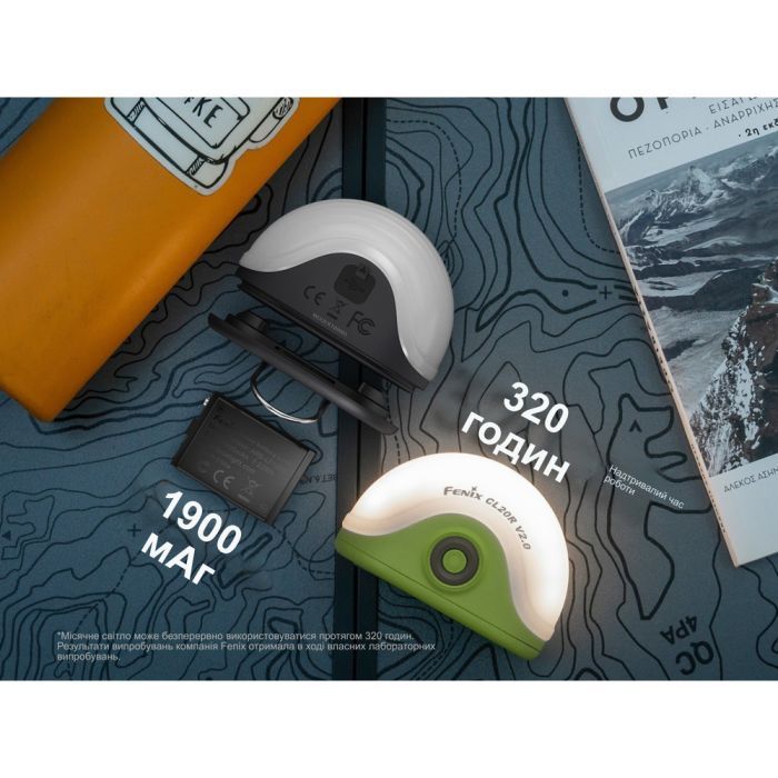 Фонарь Fenix CL20R V.2.0 чорний (CL20RV20BLK) изображение 8