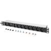 Силовой блок 19" 1U w/PDU 8xC13, 2xC19, 16A, 250V, вилка C20 Digitus (DN-95427) изображение 6