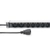 Силовой блок 19" 1U w/PDU 8xC13, 2xC19, 16A, 250V, вилка C20 Digitus (DN-95427) изображение 7