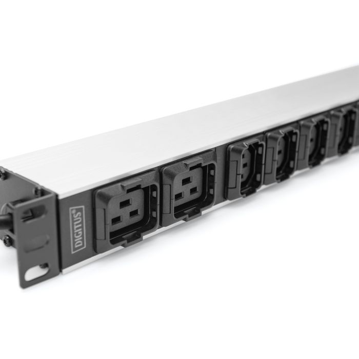 Силовой блок 19" 1U w/PDU 8xC13, 2xC19, 16A, 250V, вилка C20 Digitus (DN-95427) изображение 9