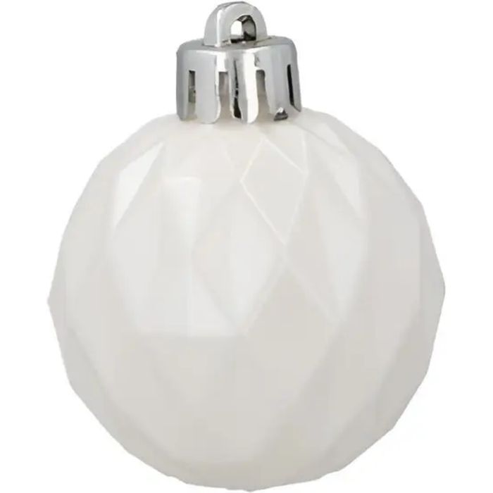 Елочная игрушка Chomik пластикові кульки 16 шт, 4 см, зелені і білі (5900779877351_2) изображение 4