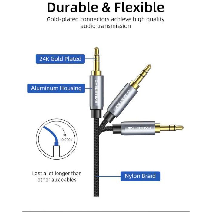 Кабель мультимедійний 3.5mm M to 3.5mm F 3.0m Cabletime (CA915255) зображення 6