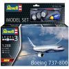 Збірна модель Revell набір Літак Boeing 737-800, рівень 3, 1:288 (RVL-63809) зображення 3
