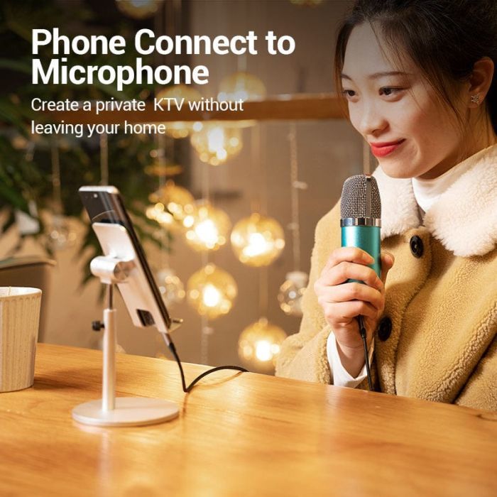 Кабель мультимедійний 3.5mm M to 3.5mm M 1.0m (4pin) gray Vention (BAQHF) зображення 4