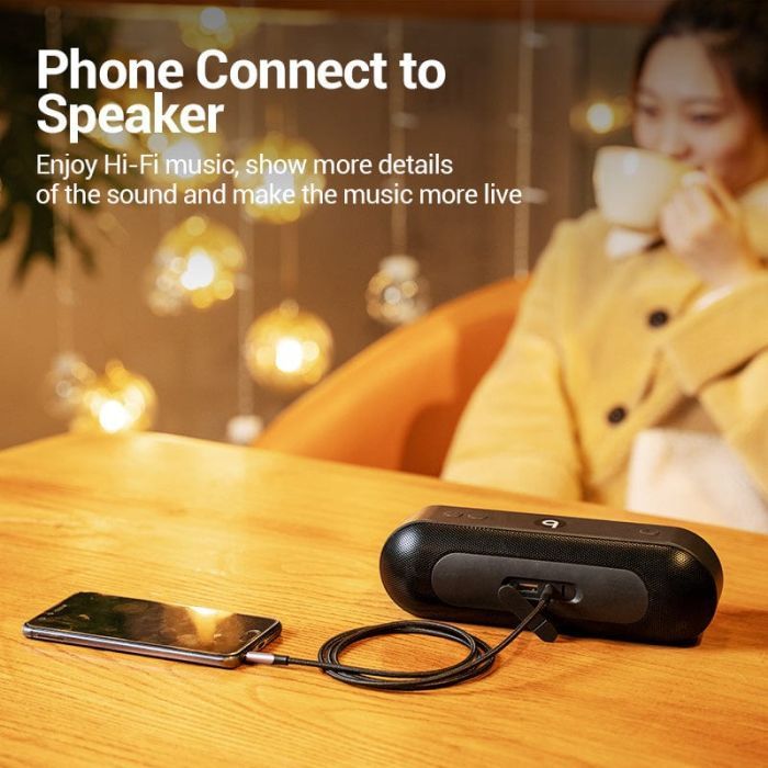 Кабель мультимедійний 3.5mm M to 3.5mm M 1.0m (4pin) gray Vention (BAQHF) зображення 6