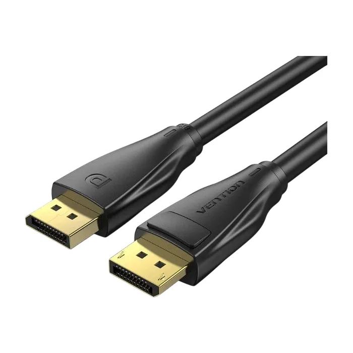 Кабель мультимедийный DisplayPort M to DisplayPort M 3.0m V1.4 8K black Vention (HCDBI)