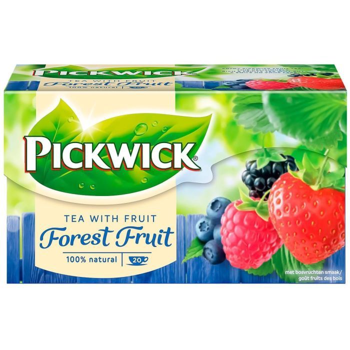 Чай Pickwick G черный с кусочками лесных ягод 20x1.5 г (8711000564332) изображение 2