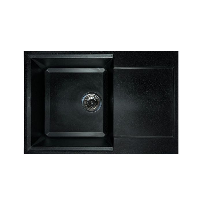 Мийка кухонна Adamant Horizon Medium чорний + змішувач та дозатор (4824296104503) зображення 3