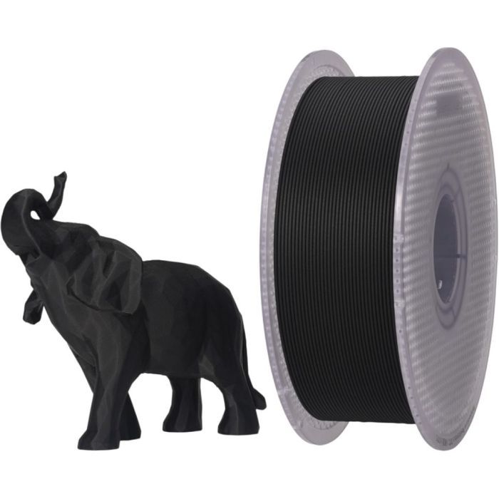Пластик для 3D-принтера Bambu Lab PLA-CF 1кг, 1.75мм, Black, with spool (A50-K0-1.75-1000-SPL) изображение 3