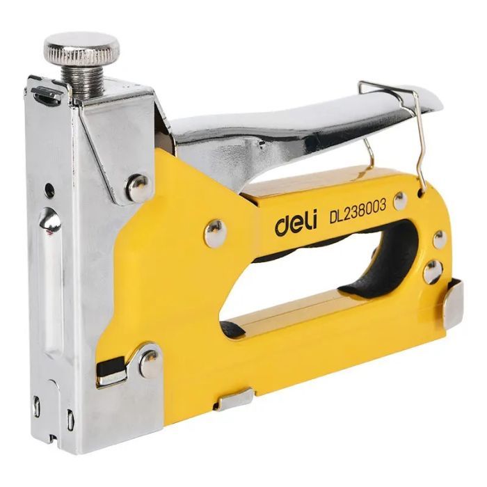Степлер строительный Deli EDL238003