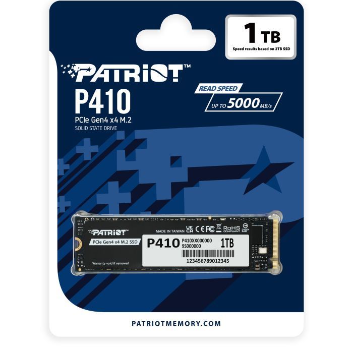 Накопитель SSD M.2 2280 4TB Patriot (P410P4TBM28H) изображение 4