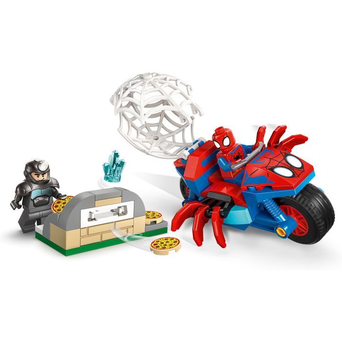 Конструктор LEGO Spidey Паук на мотоцикле против Носорога (11206) изображение 7