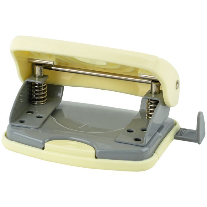 Діркопробивач Axent Welle-2 з пластиковий верх, 20 арк,Pastelini, жовтий (3820-08-A) зображення 2