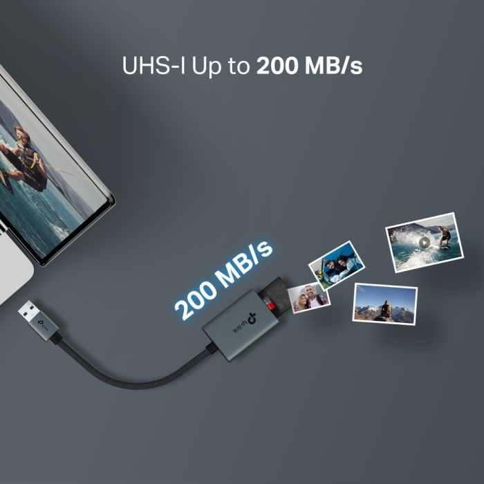 Считыватель флеш-карт TP-Link USB 2.0 to SD/TF (UA430) изображение 11