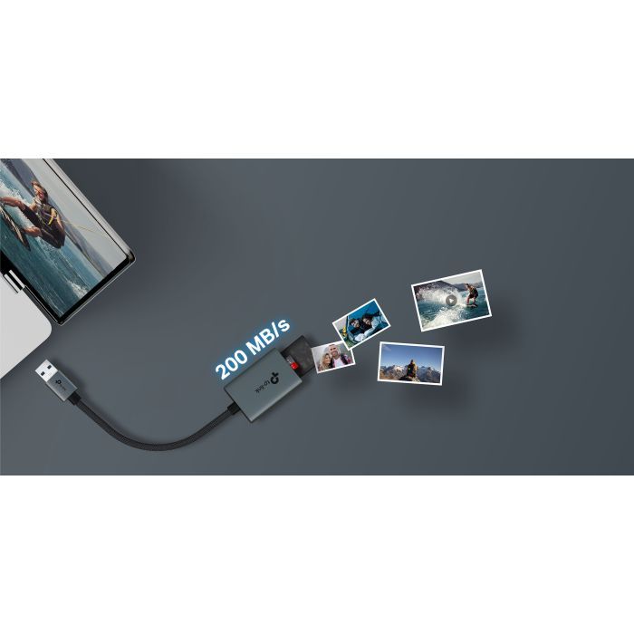 Считыватель флеш-карт TP-Link USB 2.0 to SD/TF (UA430) изображение 5