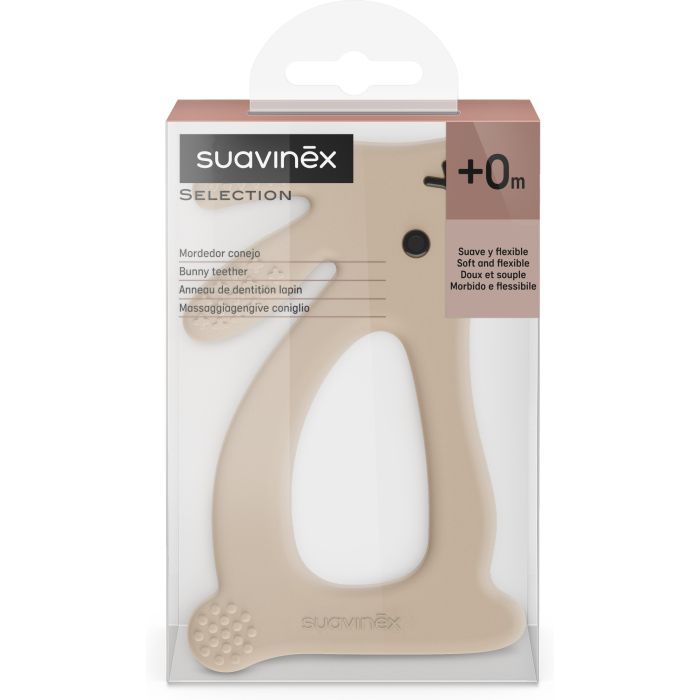 Прорезыватель Suavinex Wonderland кролик, бежевий (402796-1) изображение 3