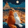 Картина по номерам Santi Коти на даху 40х50 см LED підсвітка (956646)
