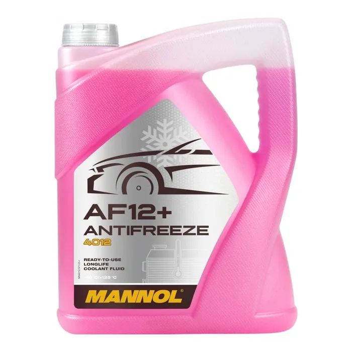 Антифриз Mannol Antifreeze AF 12+ (-40) Longlife чер, 5л (MN4012-5)