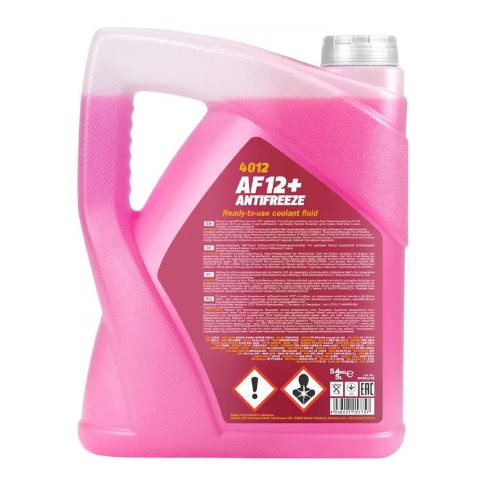 Антифриз Mannol Antifreeze AF 12+ (-40) Longlife чер, 5л (MN4012-5) зображення 2