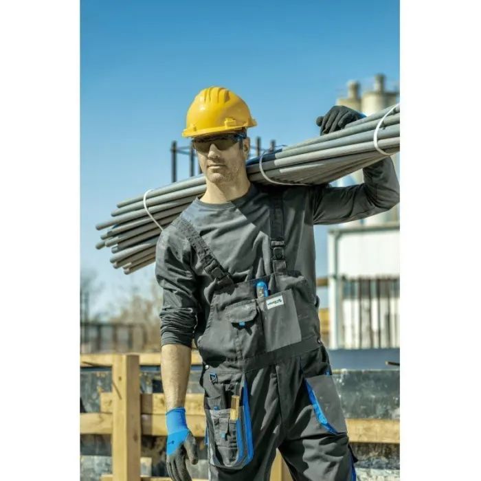 Футболка рабочая Hoegert ILM HT5K420-2XL с длинным рукавом 100% хлопок графит, 2XL (56) (HT5K420-2XL) изображение 3