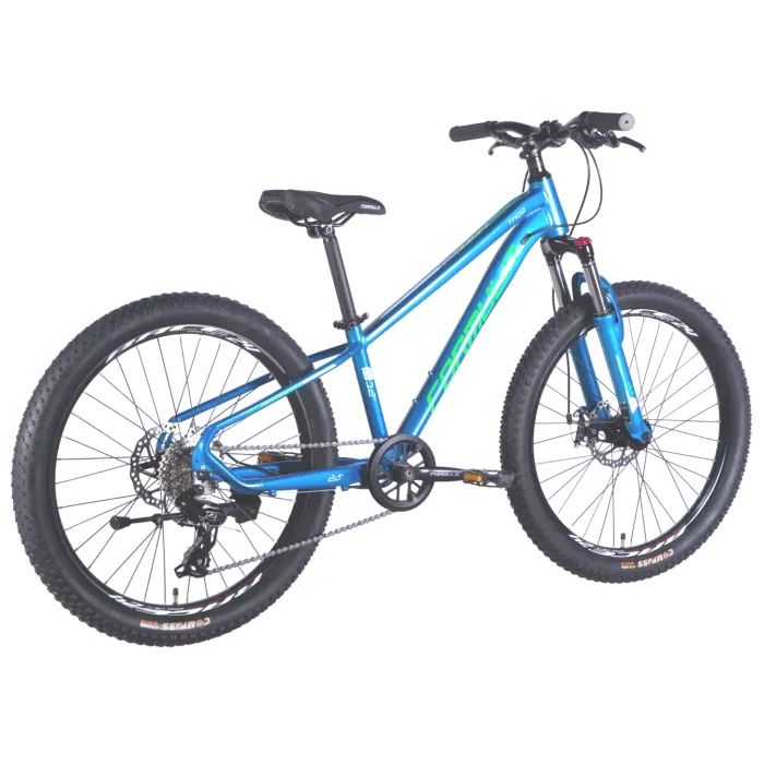 Велосипед Formula 24" THOR DD CS рама-12" Al 2026 синій з зеленим (OPS-FR-24-446) изображение 3