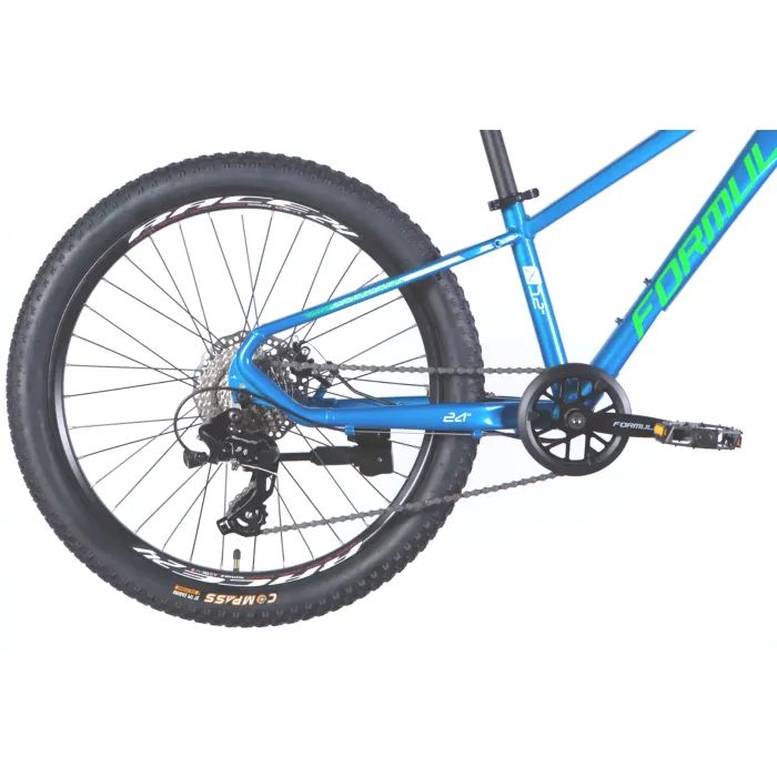 Велосипед Formula 24" THOR DD CS рама-12" Al 2026 синій з зеленим (OPS-FR-24-446) изображение 5