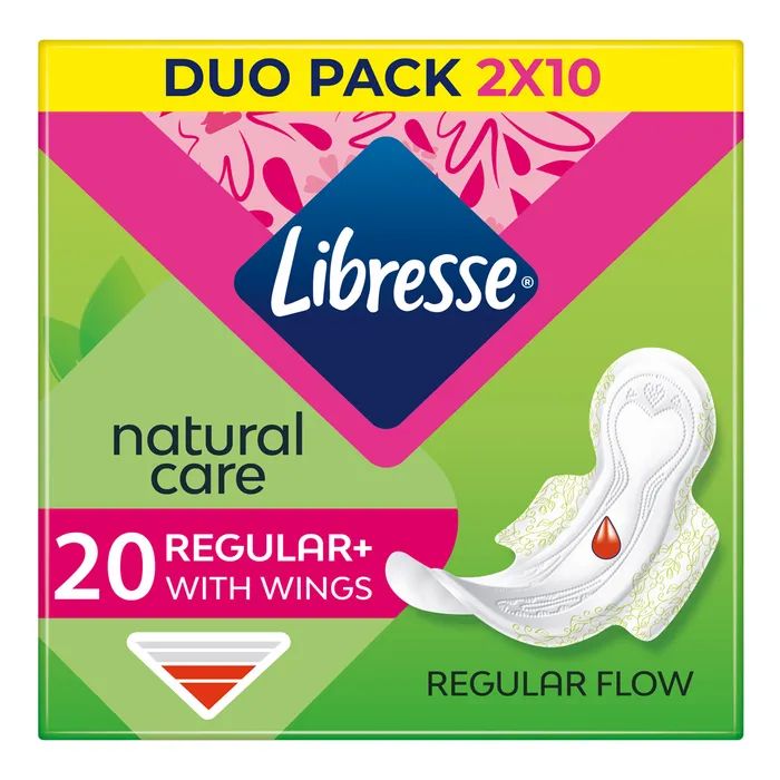 Гигиенические прокладки Libresse Natural Care Normal 20 шт. (7322540137613)