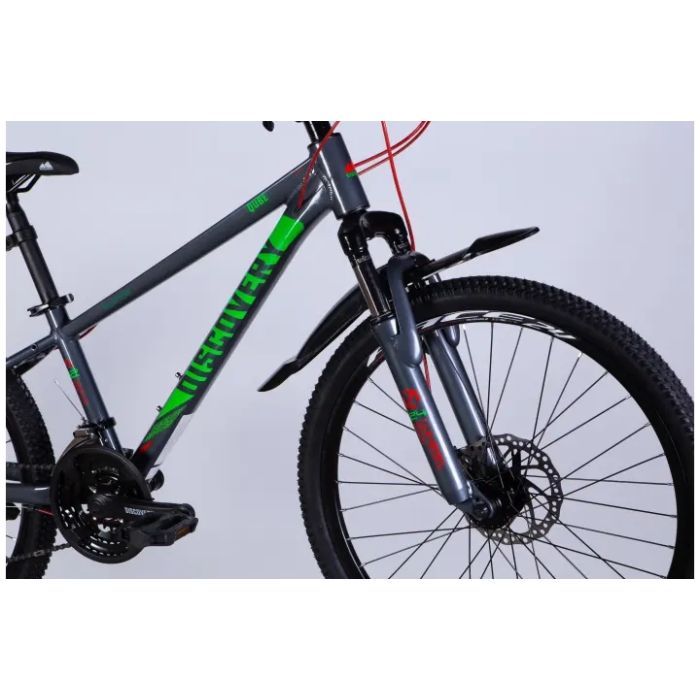 Велосипед Discovery 24" QUBE DD CS рама-11,5" AL 2025 сірий (OPS-DIS-24-336) изображение 4