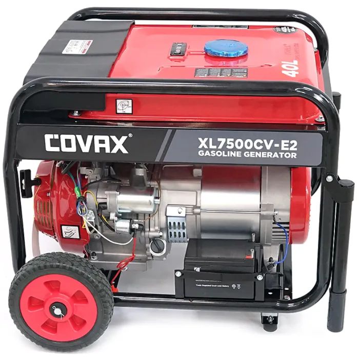 Генератор COVAX XL7500CV-E2, 5.0kW, 220V, 50Hz, DC12V, 13HP, электро стартер, 25L (XL7500CV-E2) изображение 3