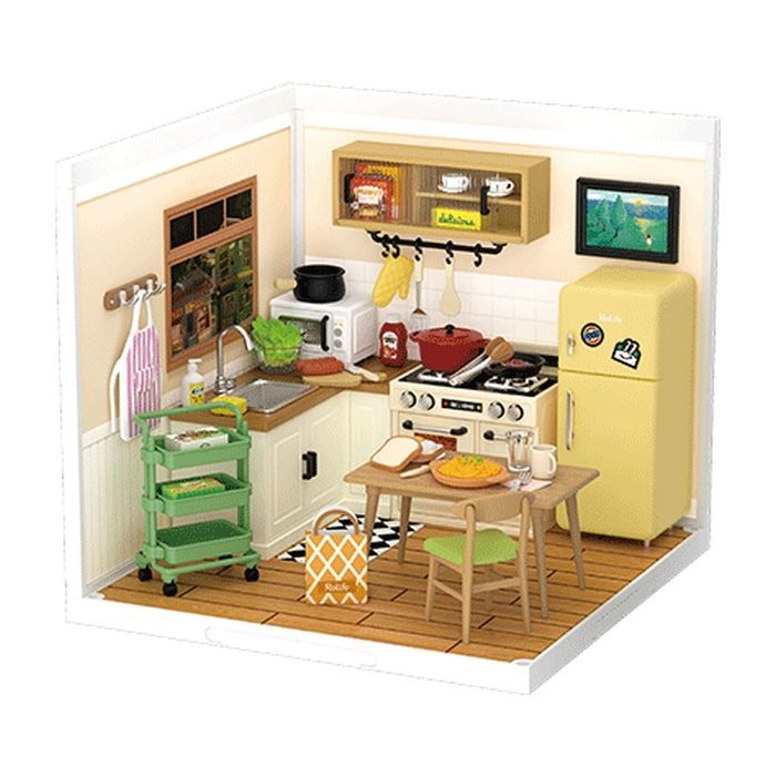 Конструктор Robotime Rolife 3D Кухня Хэппи Милс (DW008)
