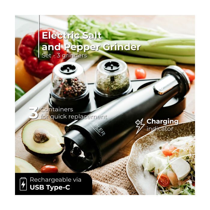 Мельница для специй Adler AD 4449 black (AD4449B) изображение 10