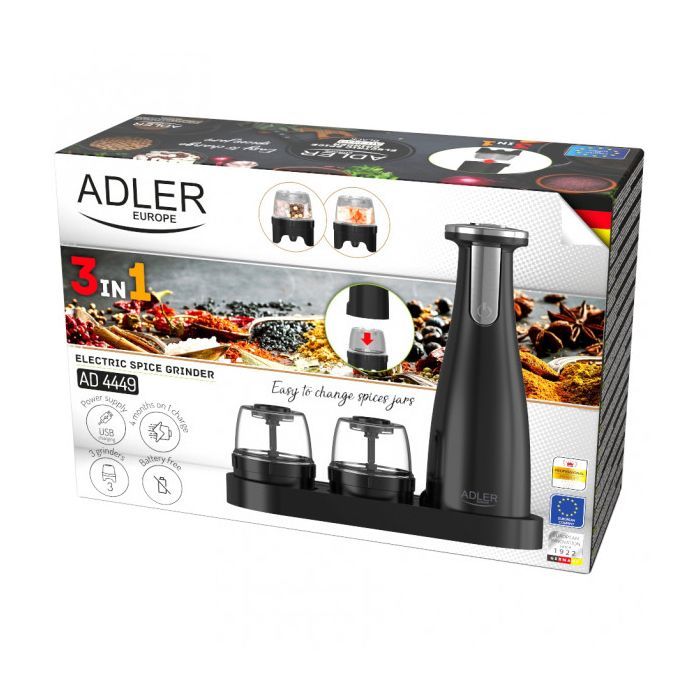 Мельница для специй Adler AD 4449 black (AD4449B) изображение 7