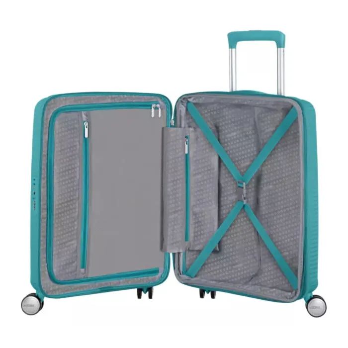 Валіза American Tourister Soundbox 35.5/41 л сіро-синя (32G*51001) зображення 7
