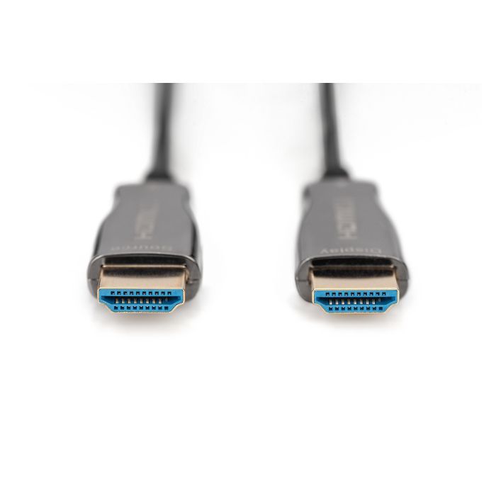 Кабель мультимедийный HDMI M to HDMI M 15m 4K AOC hybrid-fiber black Digitus (AK-330125-150-S) изображение 2