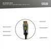 Кабель мультимедийный HDMI M to HDMI M 15m 4K AOC hybrid-fiber black Digitus (AK-330125-150-S) изображение 7