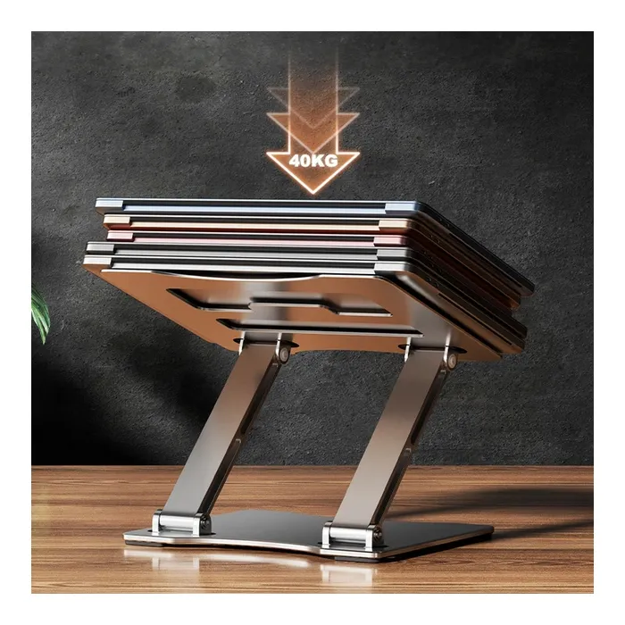 Подставка для ноутбука RTAKO RS-CP75A Dual-Layer Carbon Steel Laptop Stand (6930539527331) изображение 10