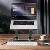 Подставка для ноутбука RTAKO RS-CP75A Dual-Layer Carbon Steel Laptop Stand (6930539527331) изображение 4