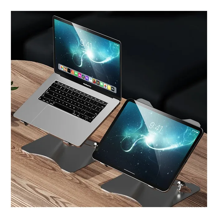Подставка для ноутбука RTAKO RS-CP75A Dual-Layer Carbon Steel Laptop Stand (6930539527331) изображение 8