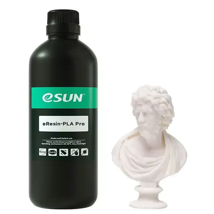 Фотополімерна смола eSUN eResin-PLA Pro UV/LCD White 1kg (ERESIN-PLAPROW1000G)