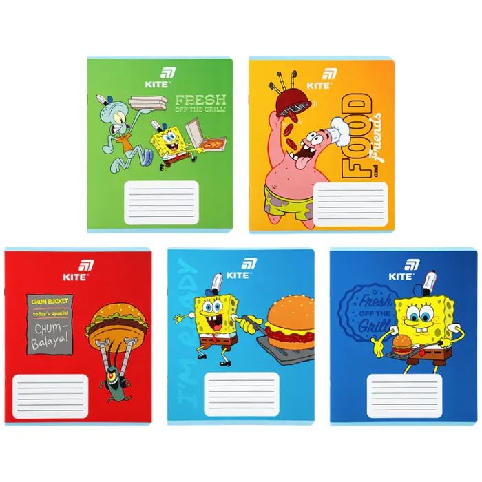 Тетрадь Kite Sponge Bob, 12 листов, клетка (SB26-232)