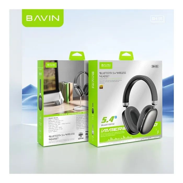 Наушники BAVIN BH-55 Hi-Res Black (HB-BH-55 BK) изображение 10