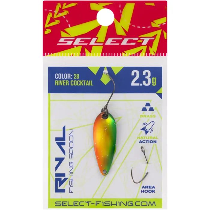 Блесна Select Rival 2.3g 30mm 17 DarkSpace Chartreuse (1870.80.16) изображение 2