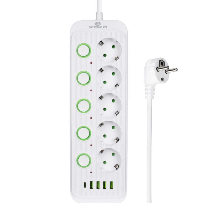 Сетевой фильтр питания XoKo XK-SP-5-2-1-WH