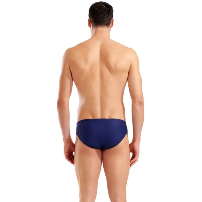 Плавки Arena Double Graphic Swim Briefs 010951-705 темно-синій, помаранчевий 80 (3468337766308) изображение 4