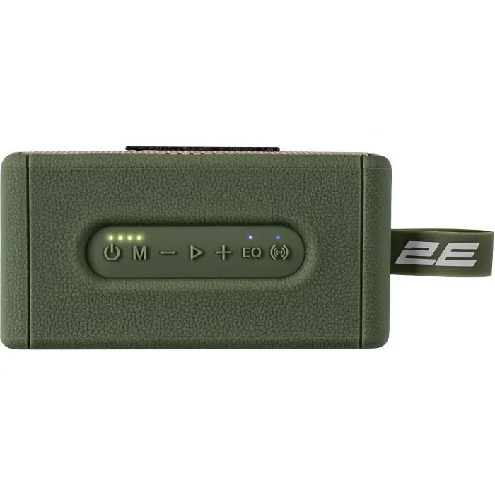 Акустическая система 2E SoundLegend Mini PowerBank IPX6 Brown (2E-BSSLMWBN) изображение 3
