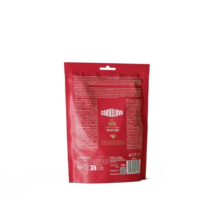 Лакомство для собак Carnilove Soft Snack Duck with Rosemary 200 г (8595602582648) изображение 2