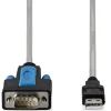 Кабель для передачи данных Digitus USB to COM M 1.8m RS232 FTDI black (DA-70170) изображение 2